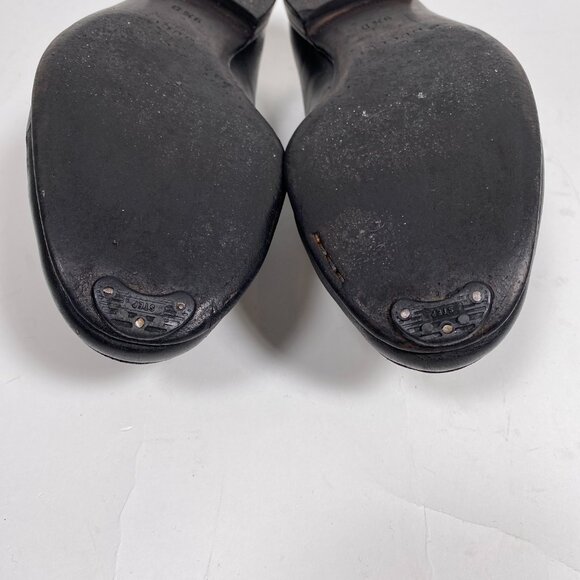 GUCCI Men's Vintage Black Leather Horsebit Loafers *AS IS* - Picture 13 of 15